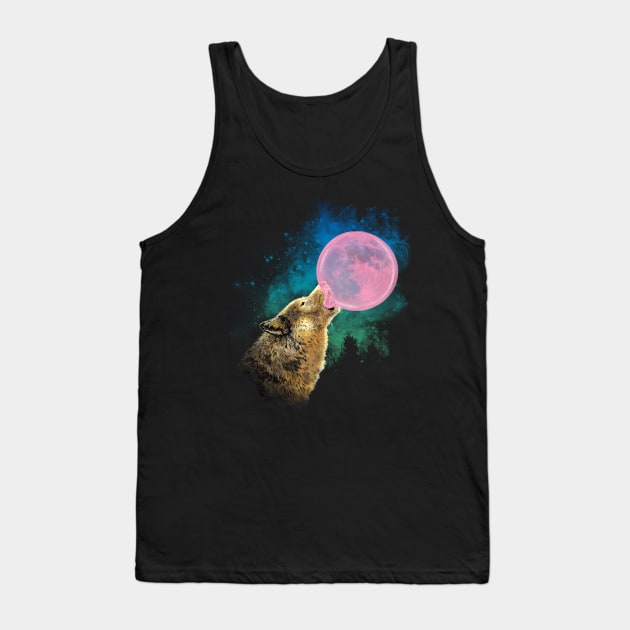 Bubble Moon Tank Top by kookylove